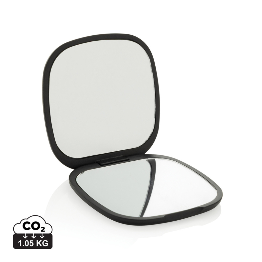 Logotrade promotional merchandise photo of: Reflecta RCS recycled plastic make-up mirror